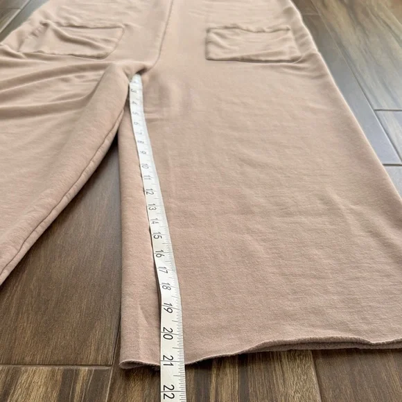 Madewell MWL Superbrushed Pull-On Jumpsuit in Telluride Stone, Medium - Picture 6 of 14